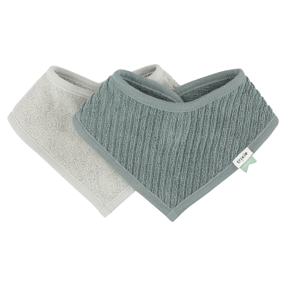 Bandana Lätzchen 2-pack - Hush Petrol